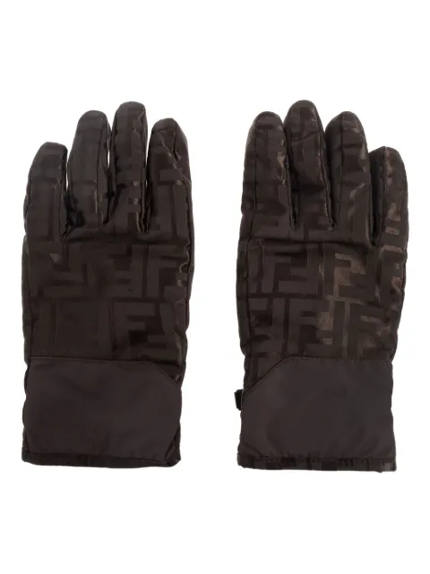 FENDI guantes con monograma