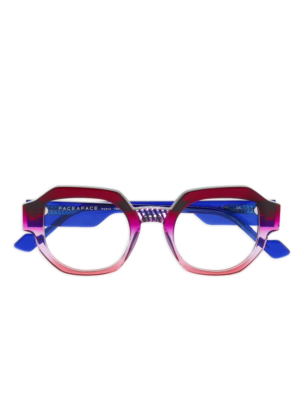Face À Face geometric-frame glasses | Red | Image 1