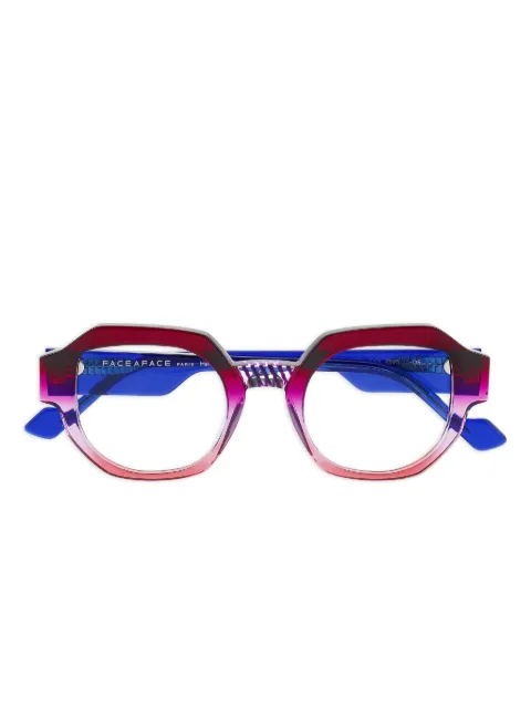 Face À Face geometric-frame glasses