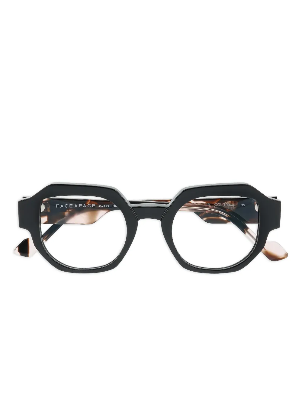 Face À Face geometric-frame glasses | Black | Image 1