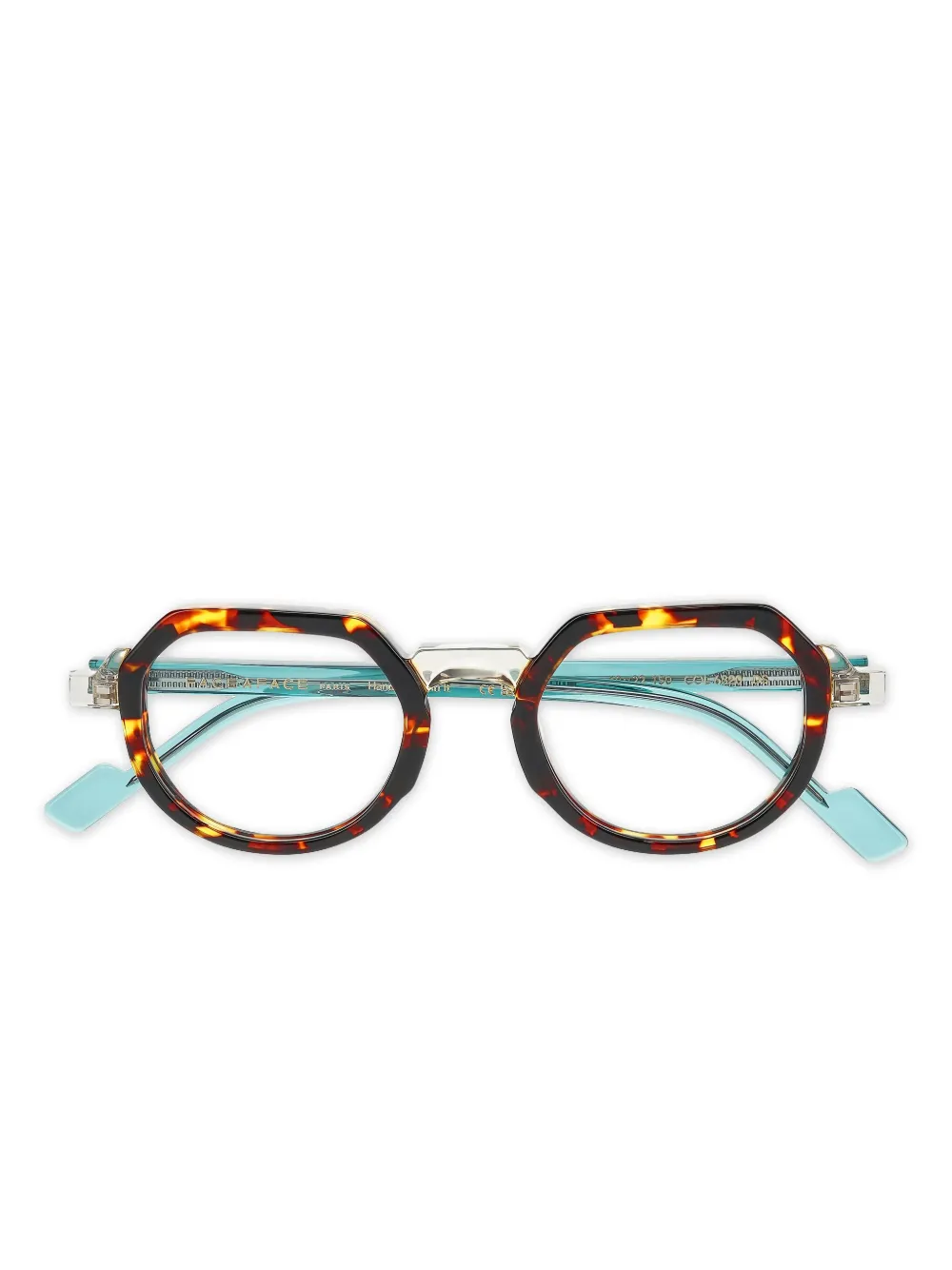 Face À Face geometric-frame Flicker1 glasses | Brown | Image 1
