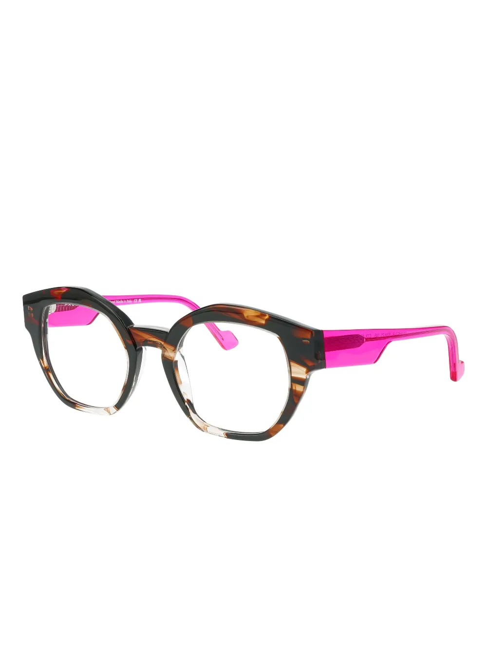 Face À Face Round-frame Glasses In Multi