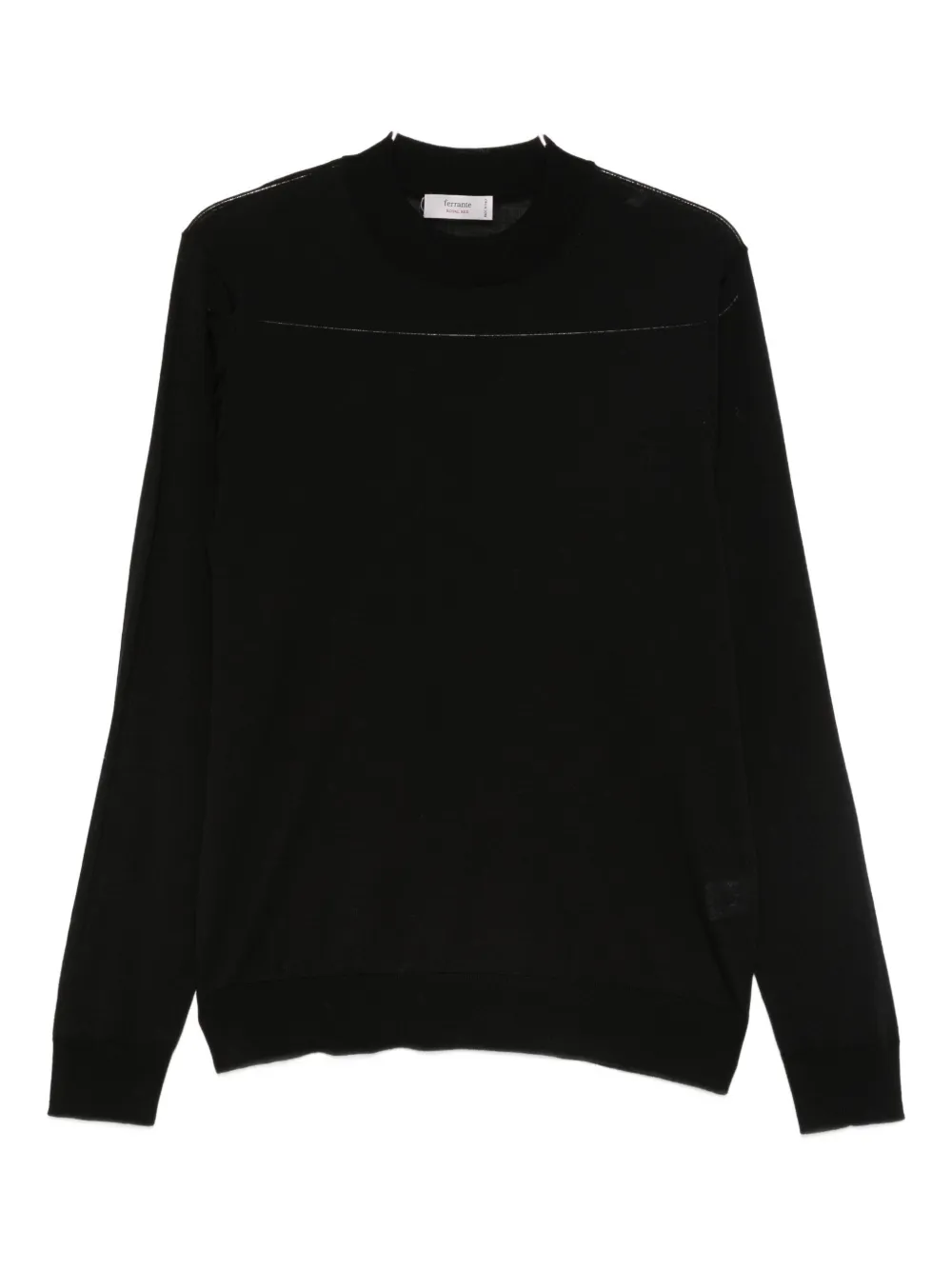 Ferrante Pullover mit Rundhalsausschnitt | Schwarz | Image 1