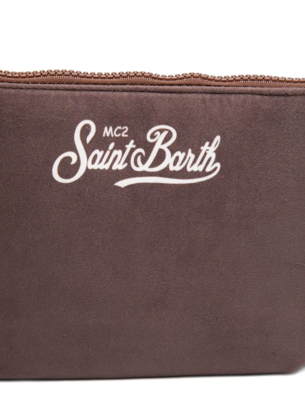 Mc2 Saint Barth Aline Clutch Bag In Brown