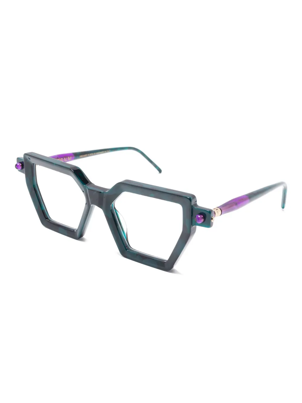 Kuboraum P26 geometric-frame glasses | Men | Image 2