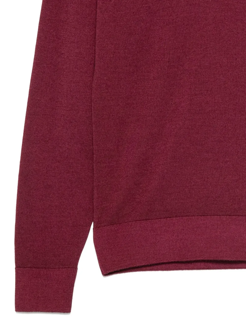  Ferrante Pull à Col V - Rouge 