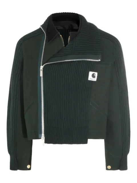 Carhartt WIP x Sacai zip ribbed jacket