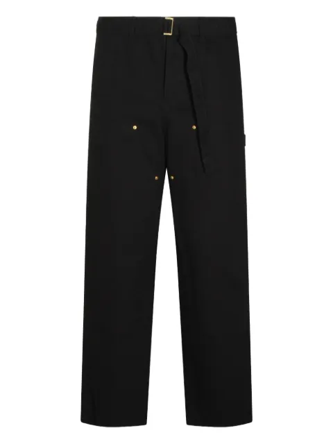Carhartt WIP belted logo-patch trousers