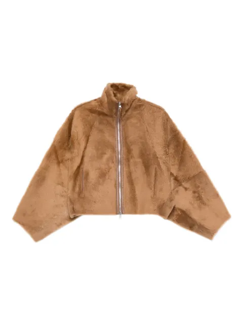 Utzon zip-up shearling jacket
