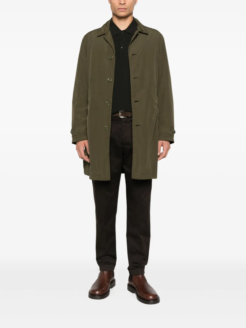 Paul Smith Poloshirt met knopen - Zwart
