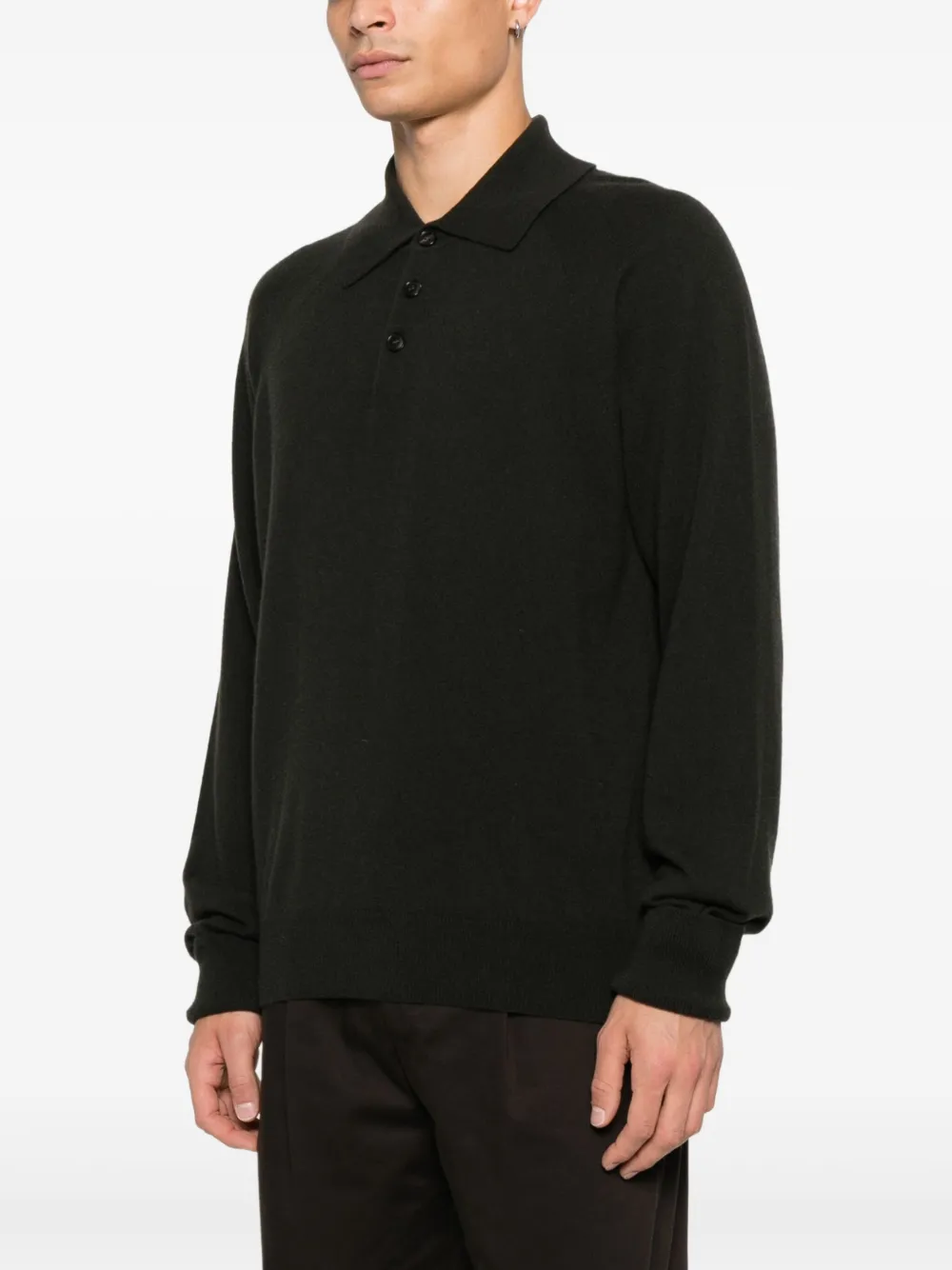 Paul Smith Poloshirt met knopen Zwart