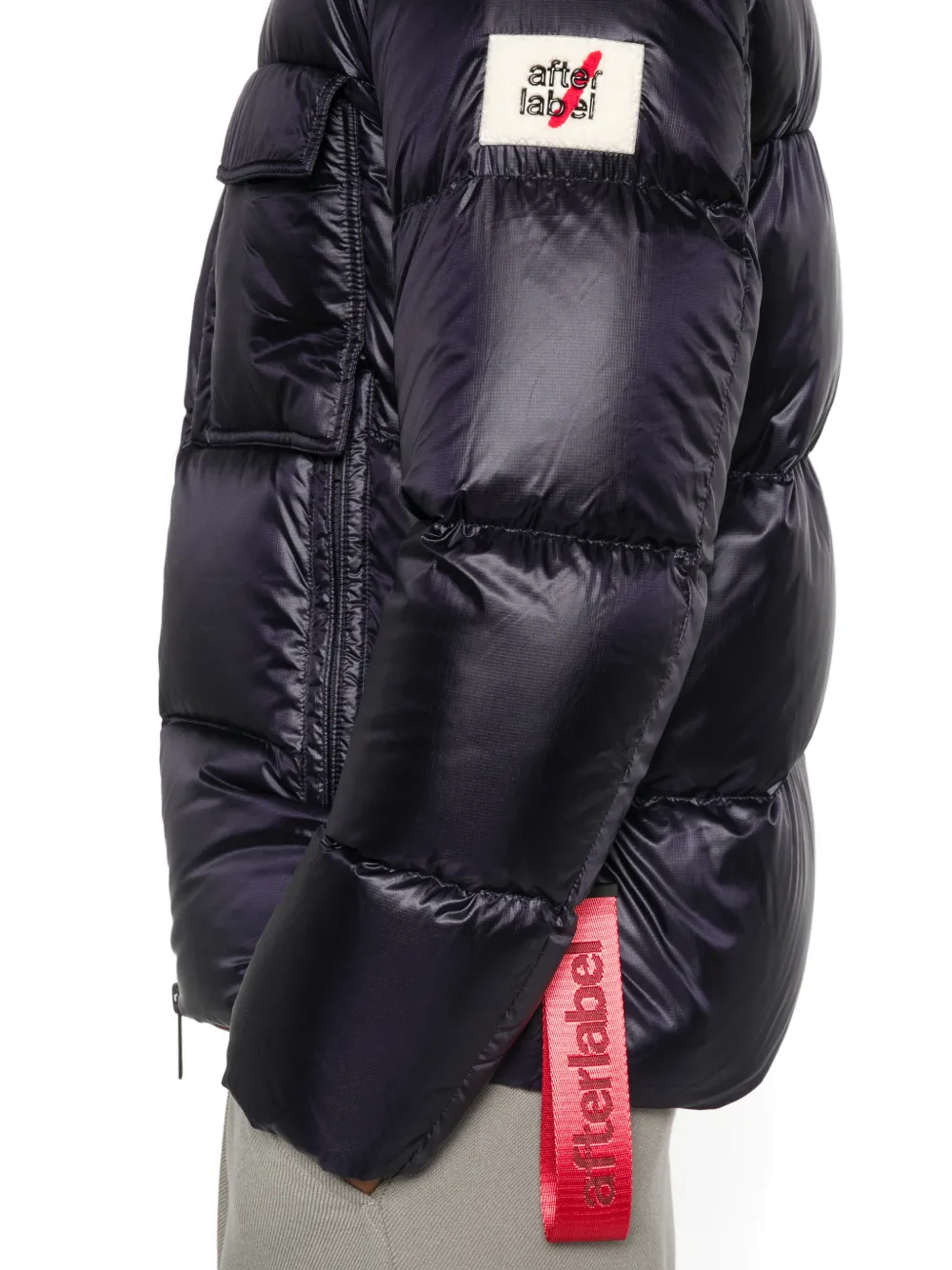AFTER LABEL Katalla jack met borstzak en capuchon Blauw