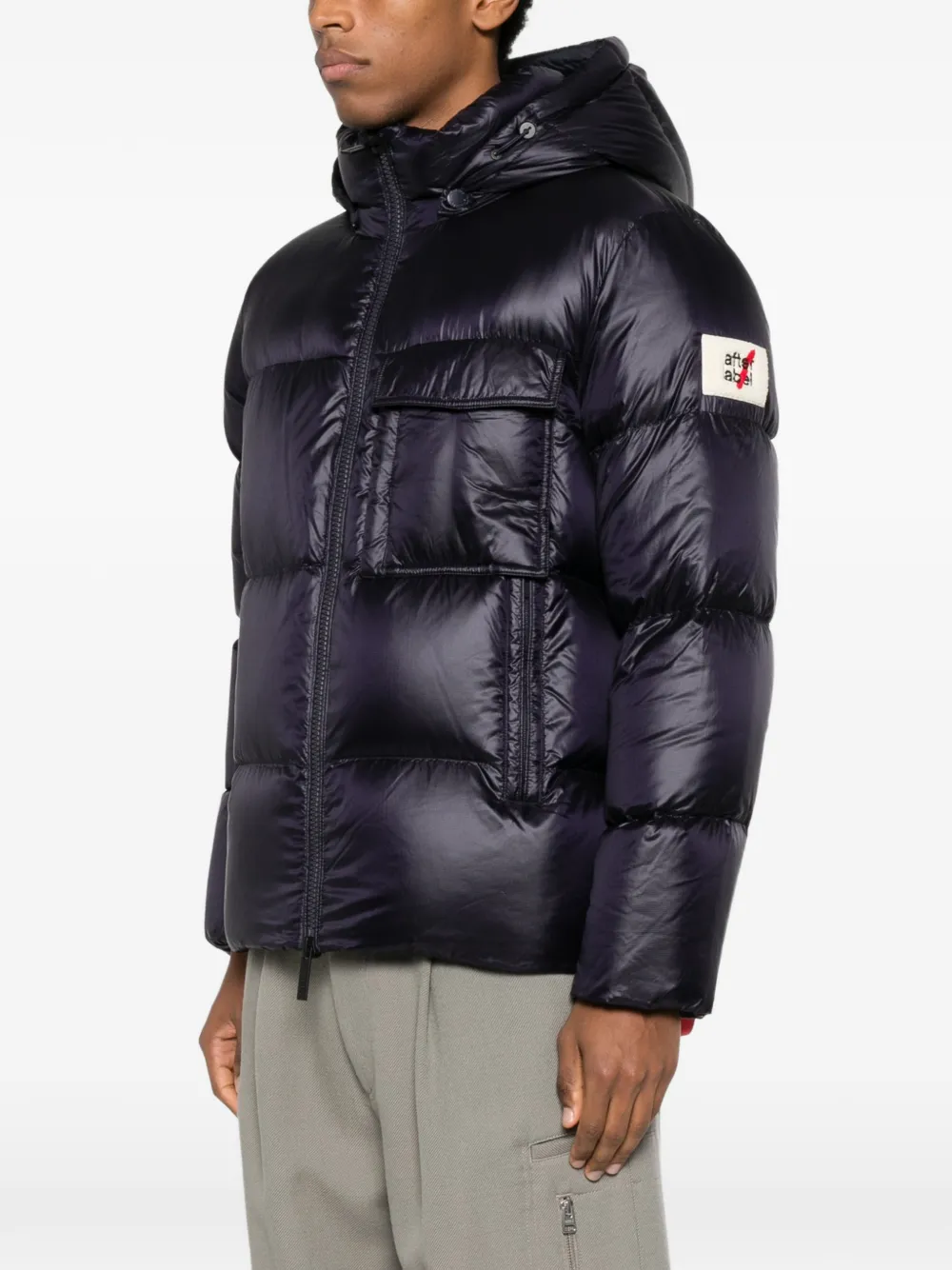AFTER LABEL Katalla jack met borstzak en capuchon Blauw