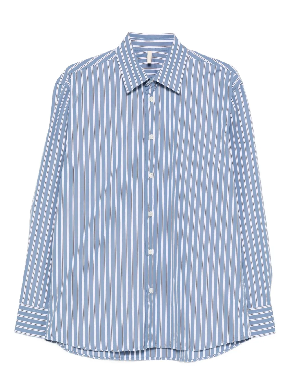 Sunflower ストライプ ボタンシャツ | ブルー | Image 1