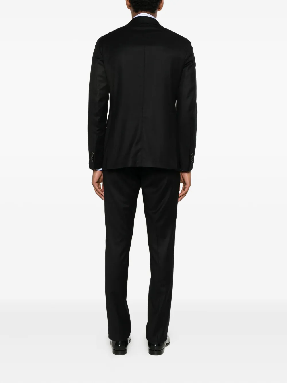 Tagliatore Pak met gekerfde revers Zwart