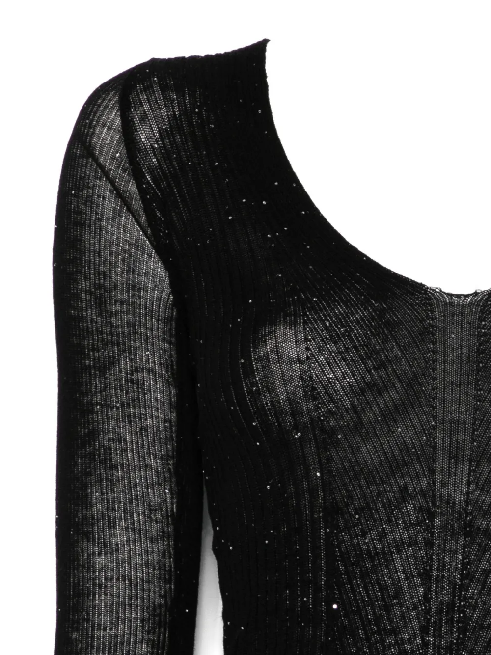 Genny Long-sleeve T-shirt In Black