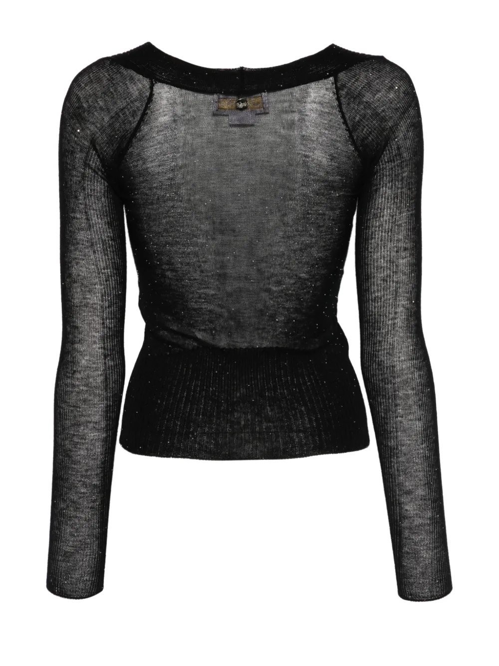 Genny T-shirt met lange mouwen Zwart