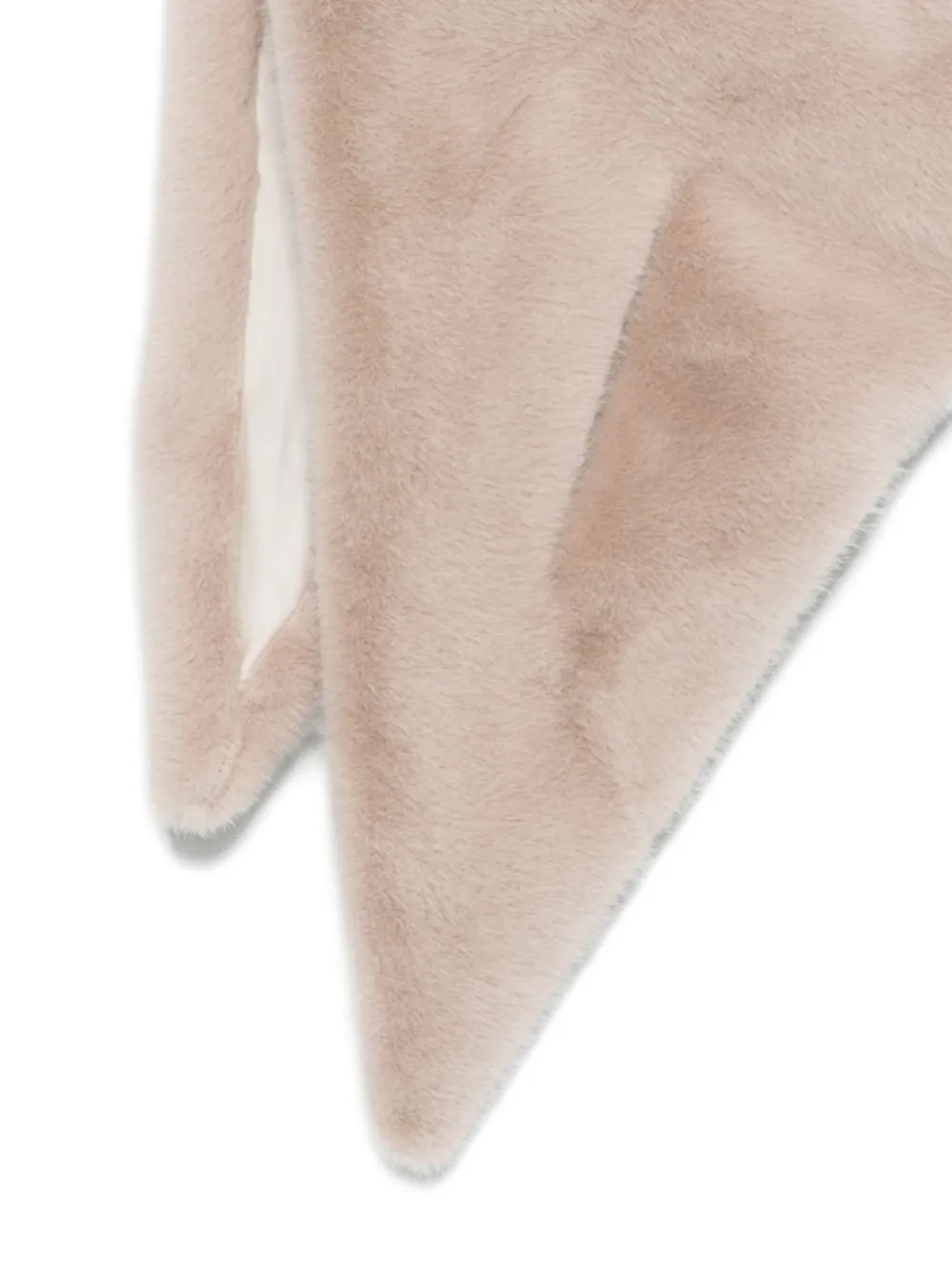 Herno Faux-fur Scarf In Neutral