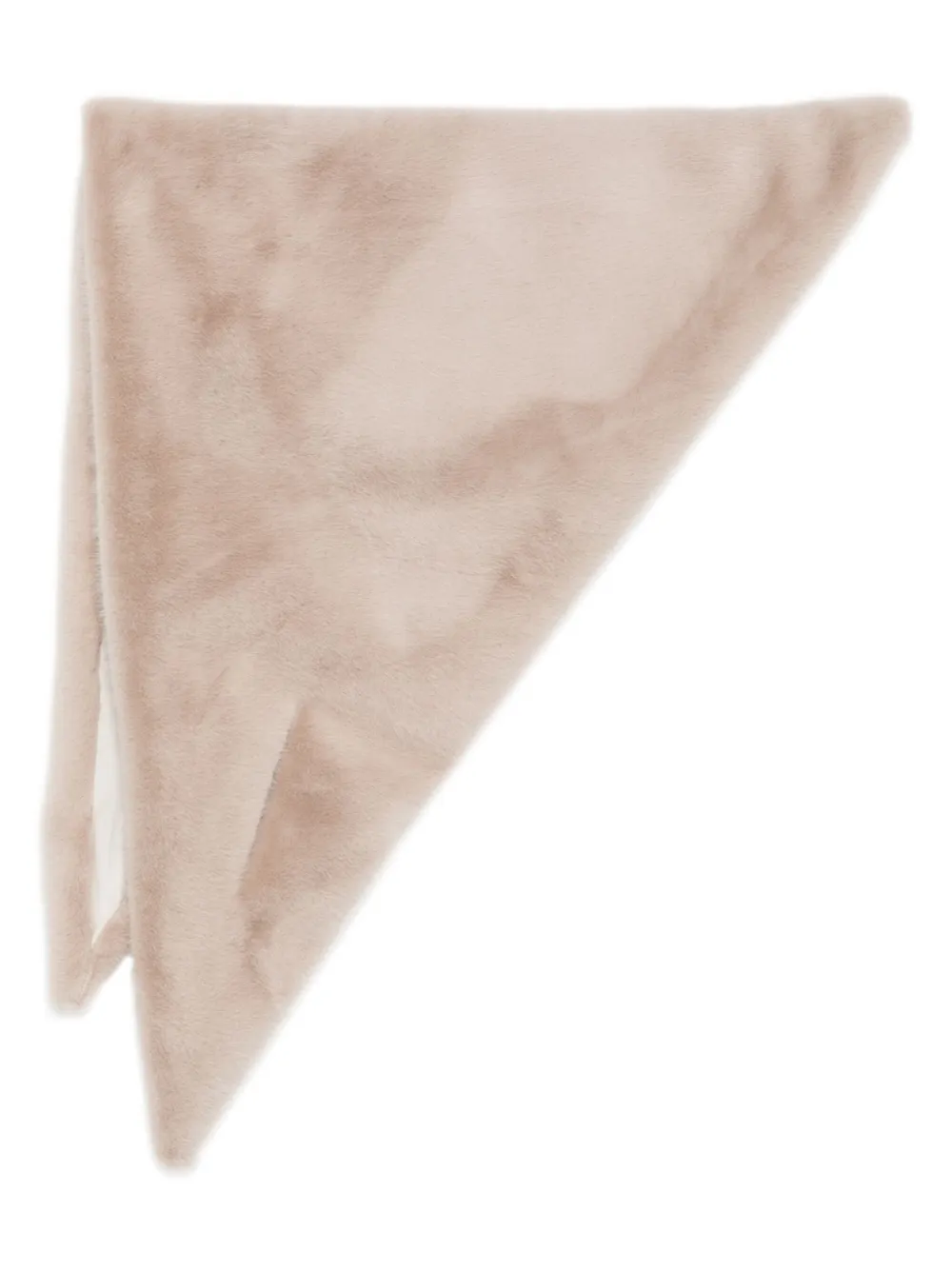 Herno Faux-fur Scarf In Neutral