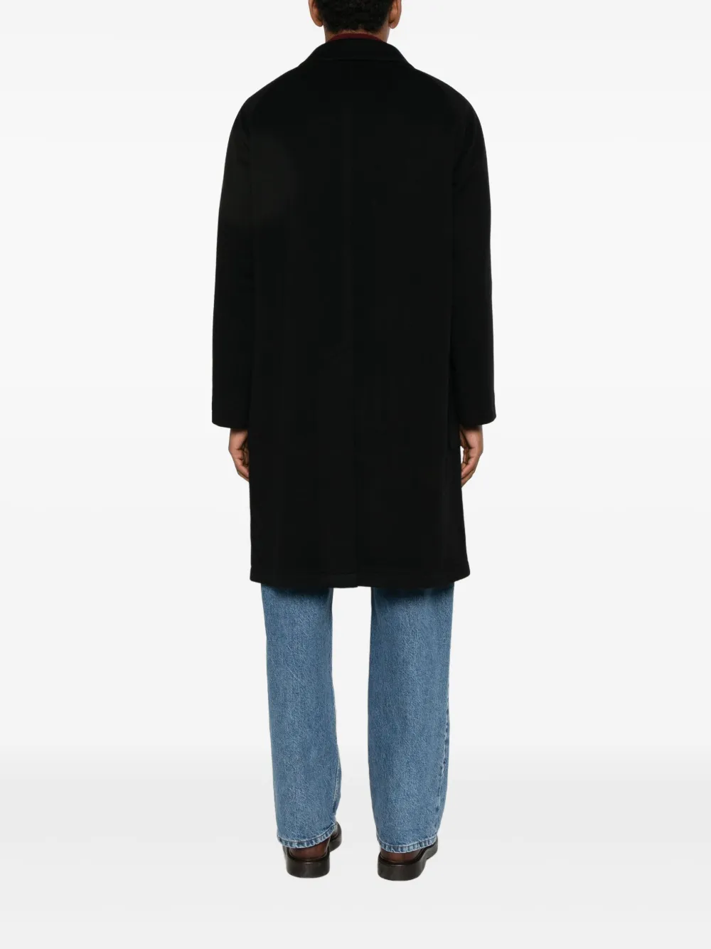 Tagliatore Loyds raglan jas Zwart