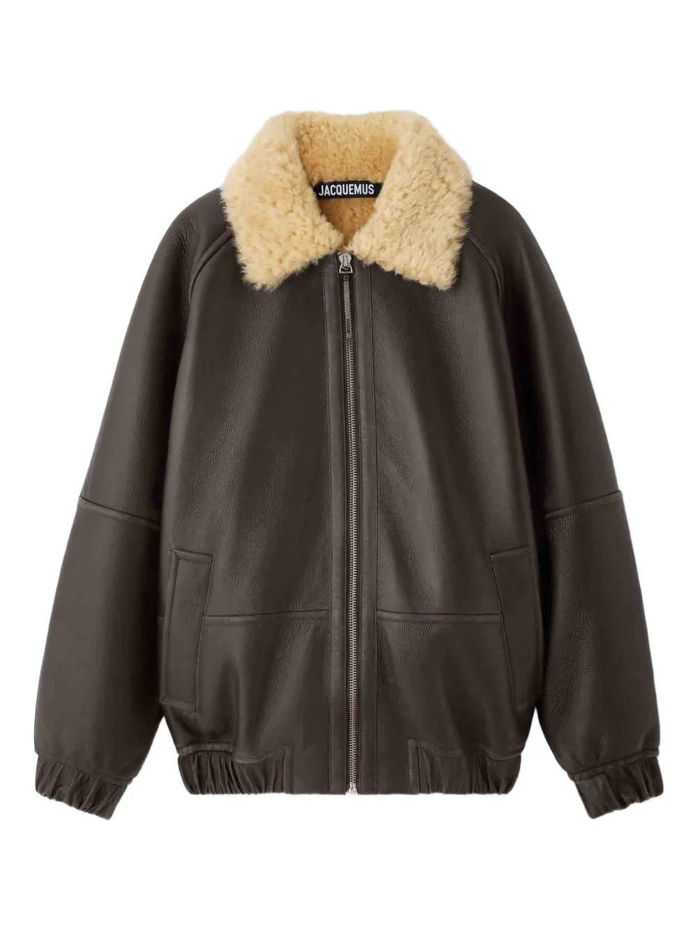 Jacquemus chaqueta con bolsillos en contraste | marrón | Image 1