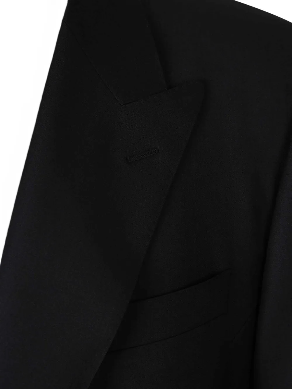 Peak Lapel Plain Wool Morning Coat