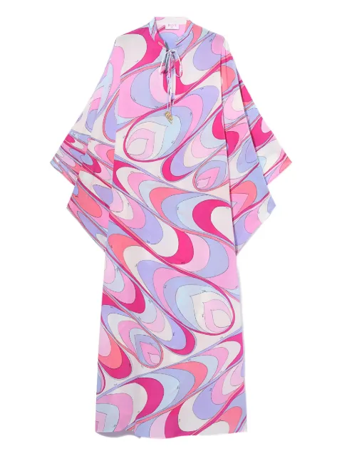 PUCCI onde-print silk dress