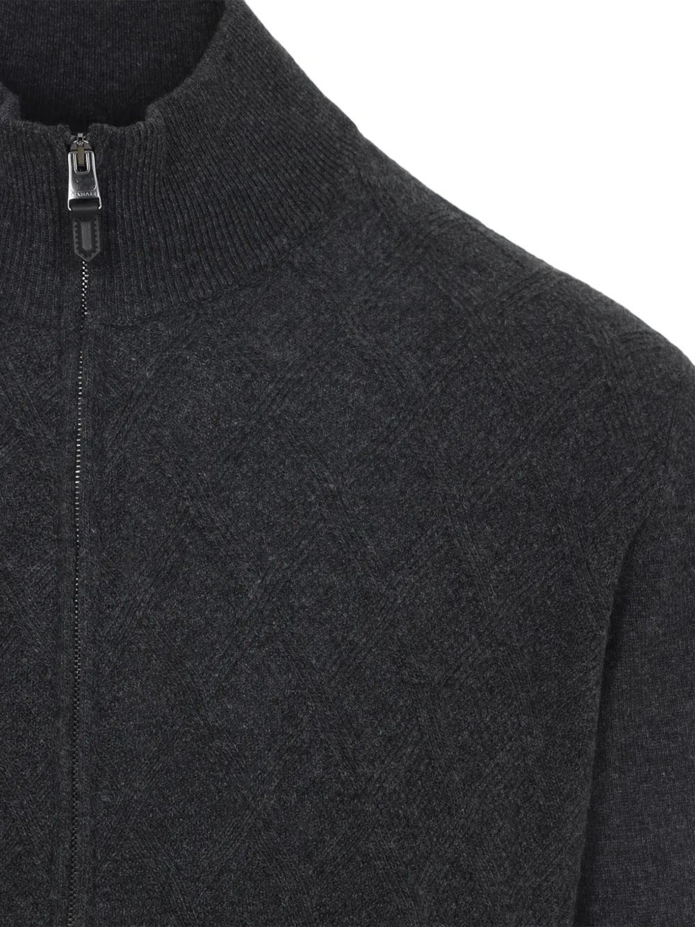 Canali Vest met rits Grijs