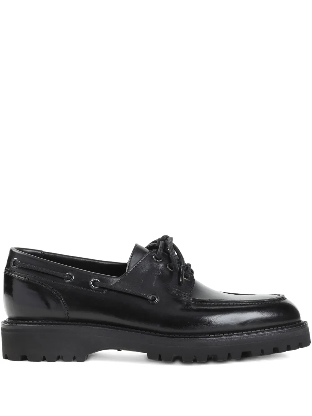 John Lobb zapatos top sider Tide con agujetas | negro | Image 1
