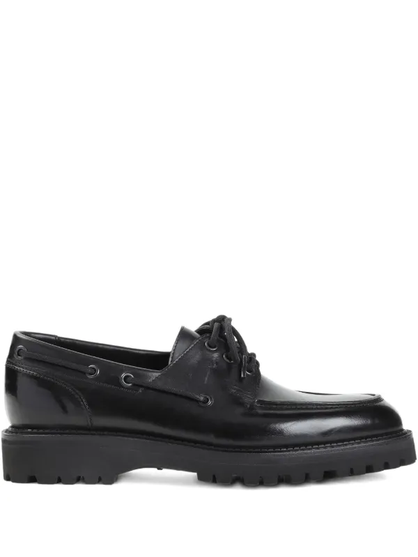 John Lobb Tide レースアップ デッキシューズ | ブラック | FARFETCH JP