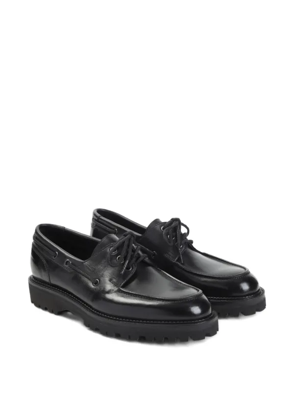 John Lobb Tide レースアップ デッキシューズ | ブラック | FARFETCH JP