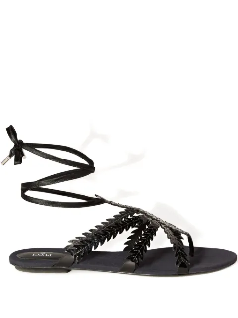 PUCCI feather embellished sandals