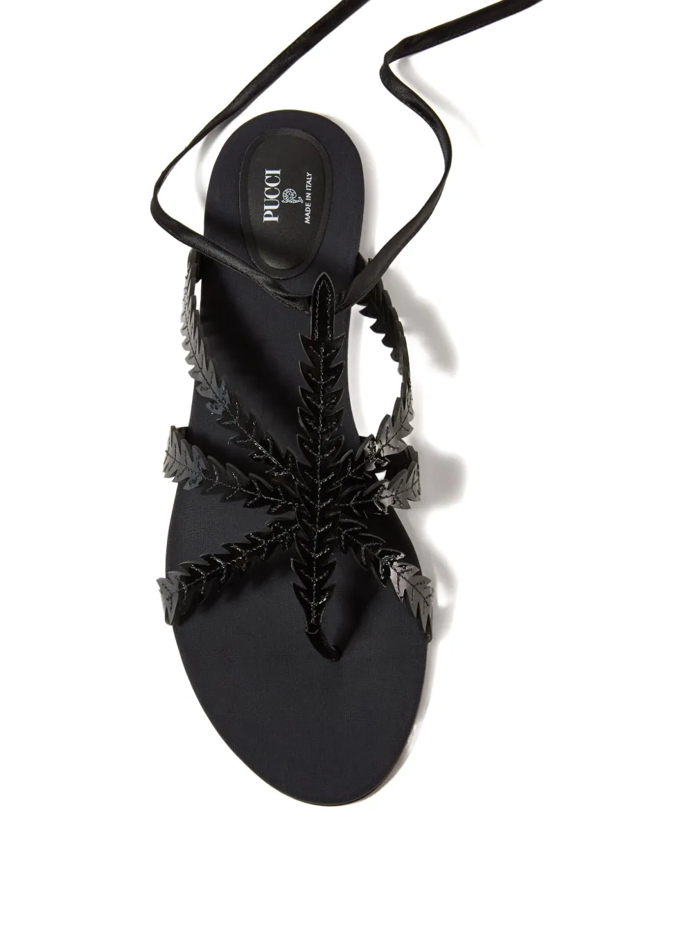 PUCCI feather embellished sandals | Flat Sandals | Image 2