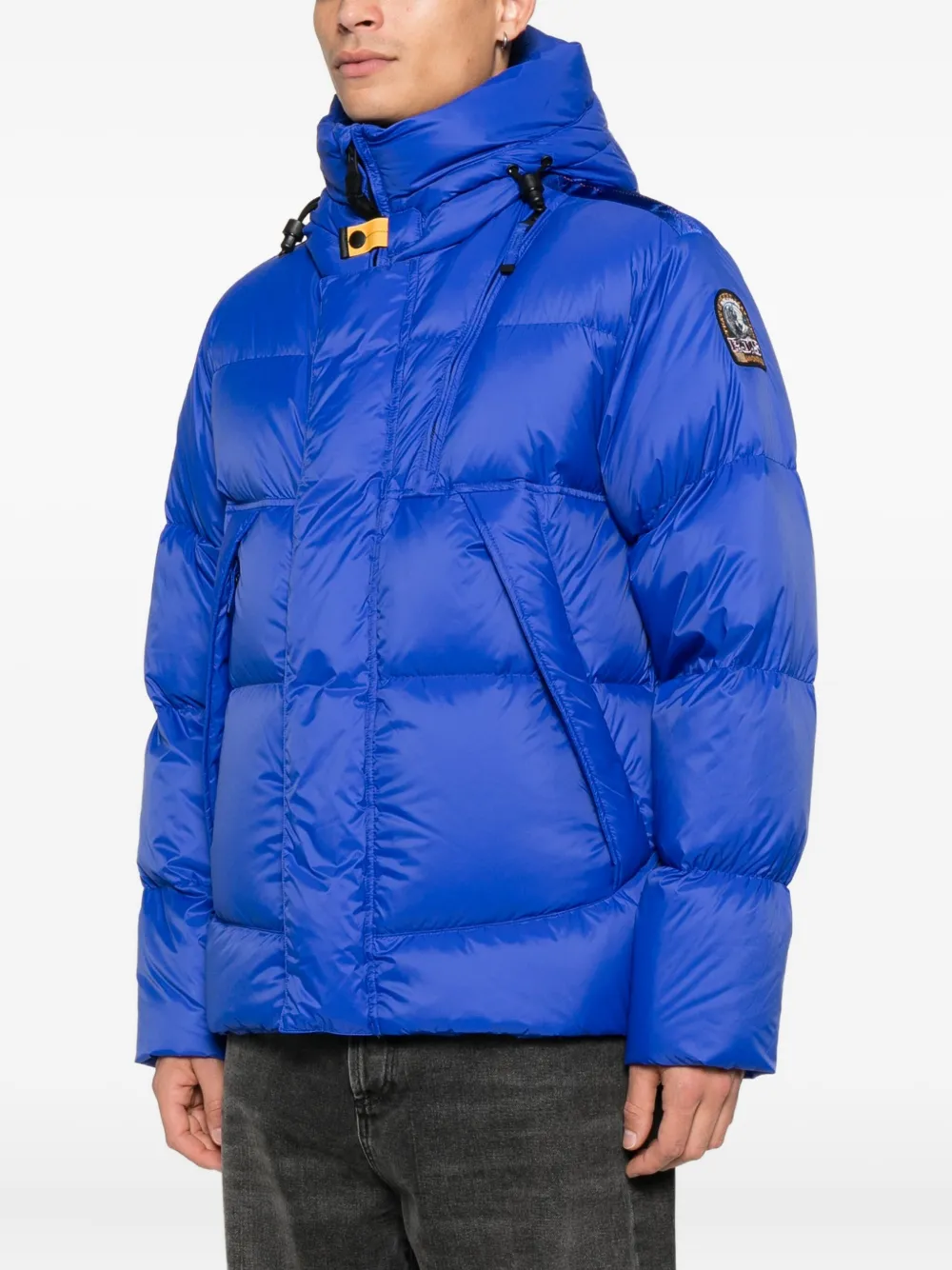 Parajumpers Donsjack met capuchon Blauw