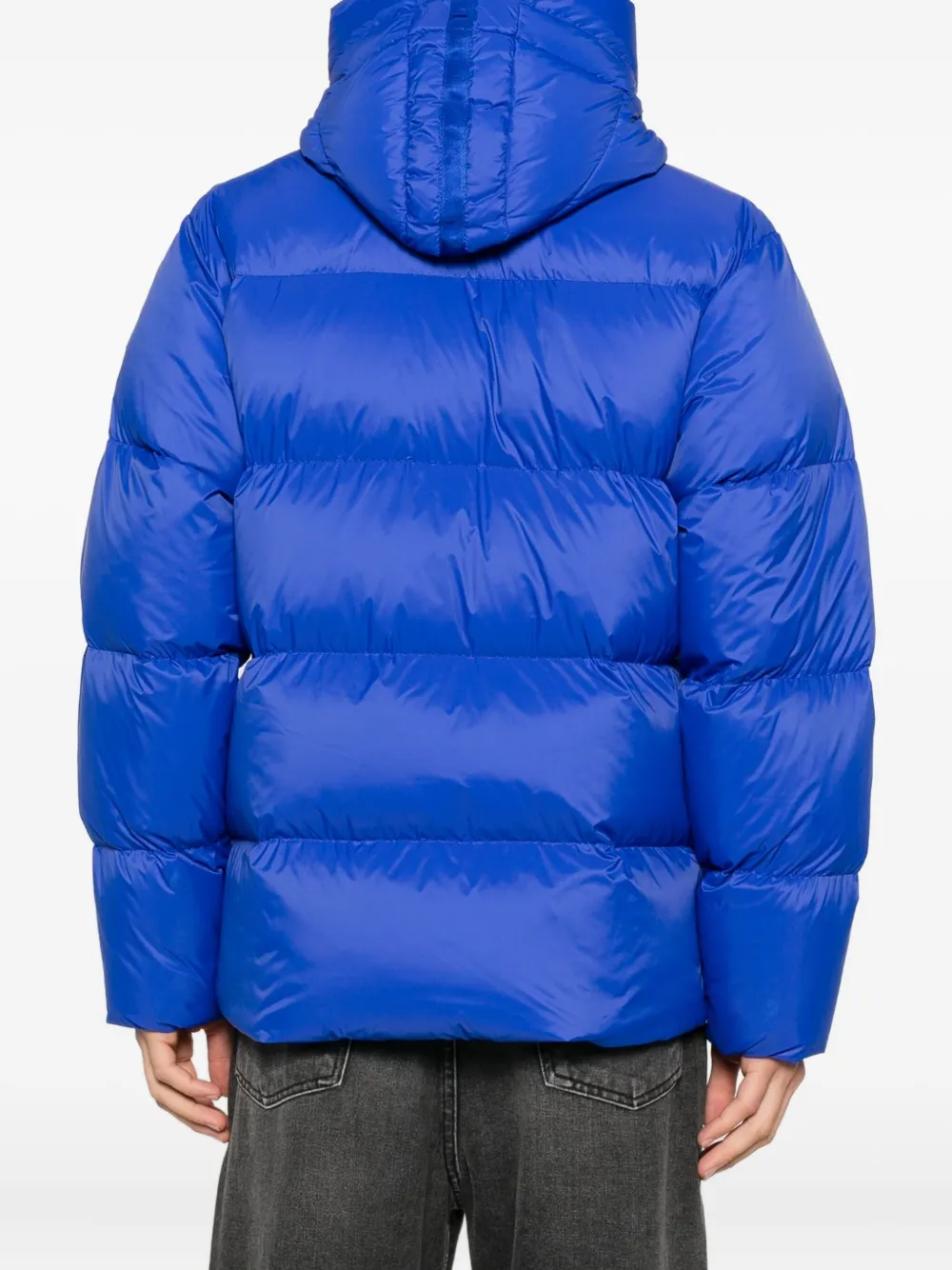 Parajumpers Donsjack met capuchon Blauw