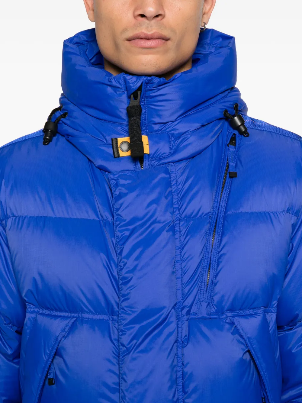Parajumpers Donsjack met capuchon Blauw