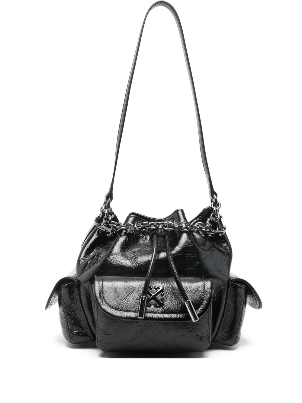 Off-White bolsa de hombro con cordones | negro | Image 1