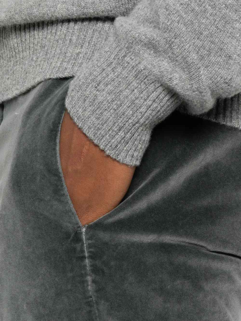 Massimo Alba Mauko Trousers In Gray