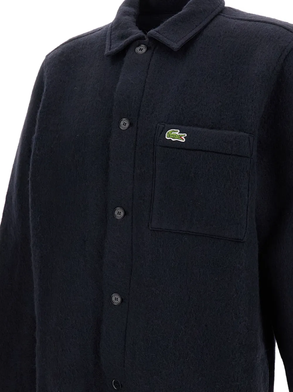 Lacoste Jack met zak en knoopmanchetten Blauw