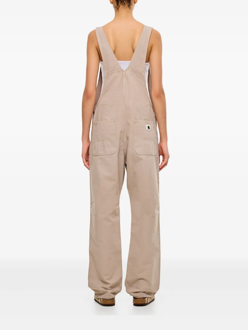 Carhartt Adjustable-strap Chest-pocket Overall In Brown