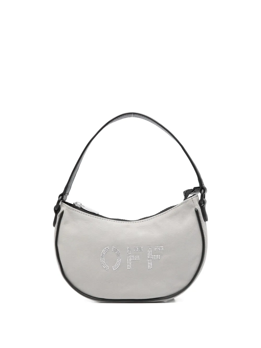 Off-White Kids zip shoulder bag - Grigio