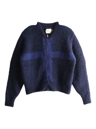 paloma wool ニットカーディガン Paloma Wool Zip Cardigan | Blue | FARFETCH
