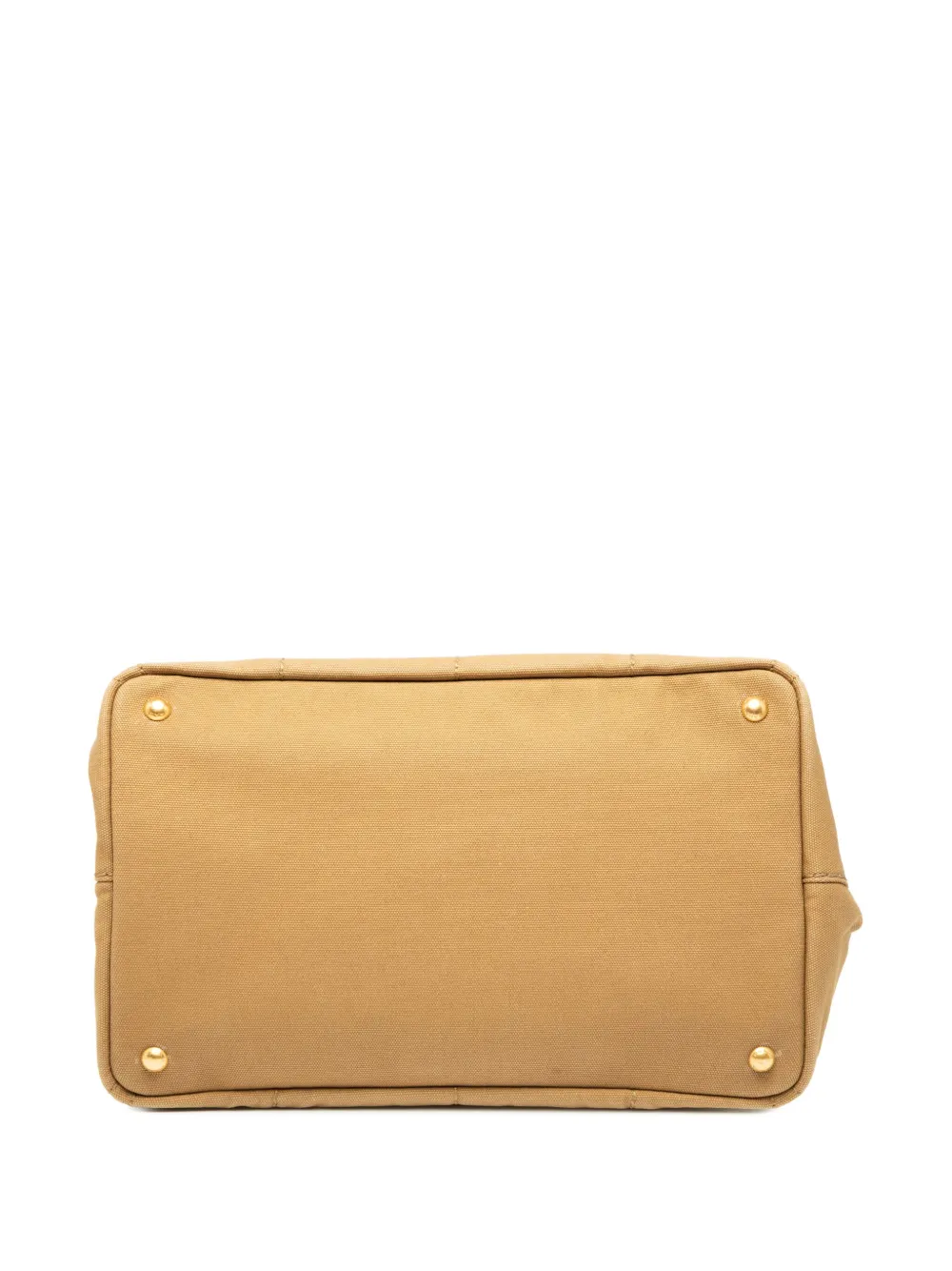 Pre-owned Prada 2013-2025 Canvas Canapa Logo Satchel In Brown