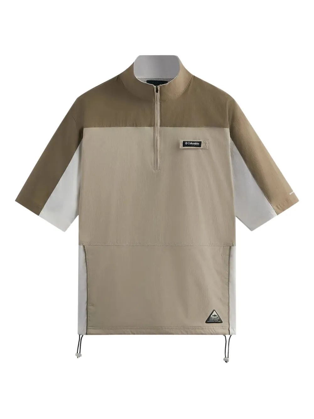 KITH x Columbia logo windshirt - Toni neutri