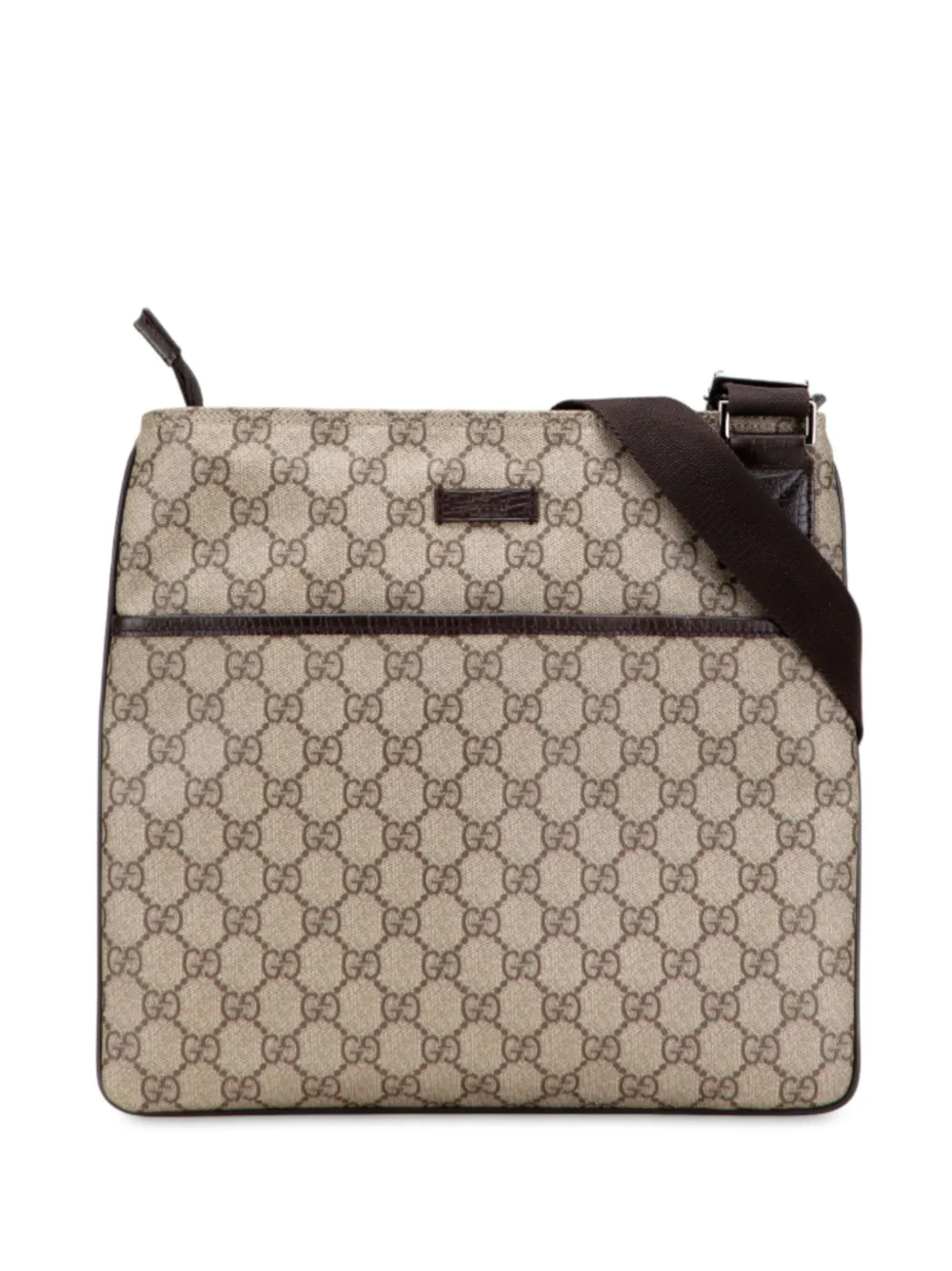 Gucci Pre-Owned Borsa a tracolla in tessuto GG Supreme 2000-2015 | marrone | Image 1