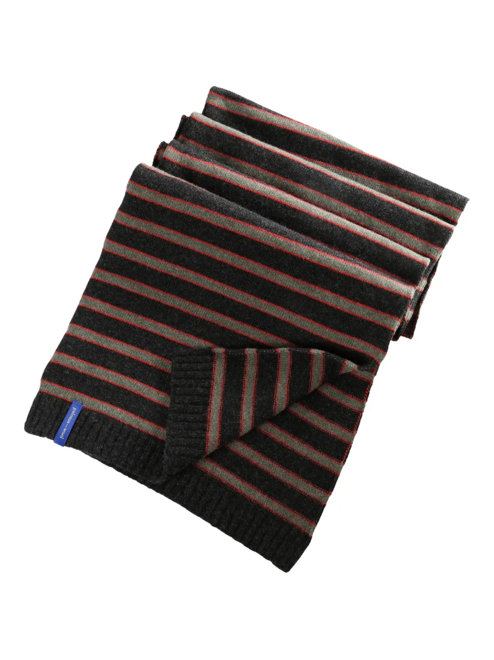 Paloma wool グレー ウール混紡 スカーフ・フード Paloma wool グレー ウール混紡 スカーフスタイル Paloma Wool Striped