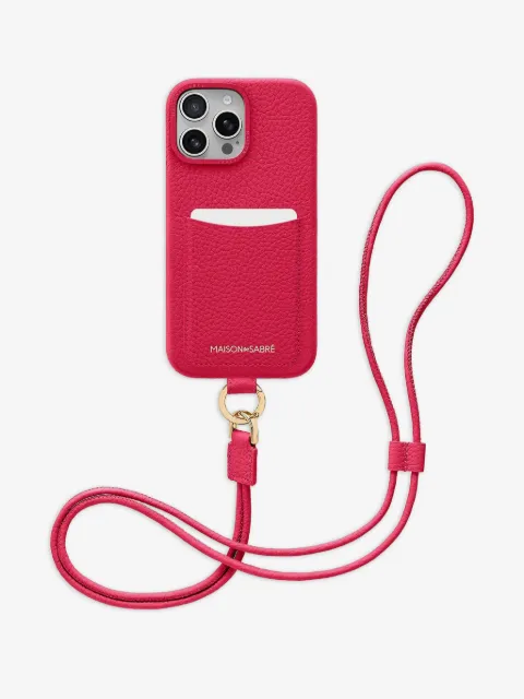 MAISON de SABRÉ Cover per iPhone 16 Pro con tracolla