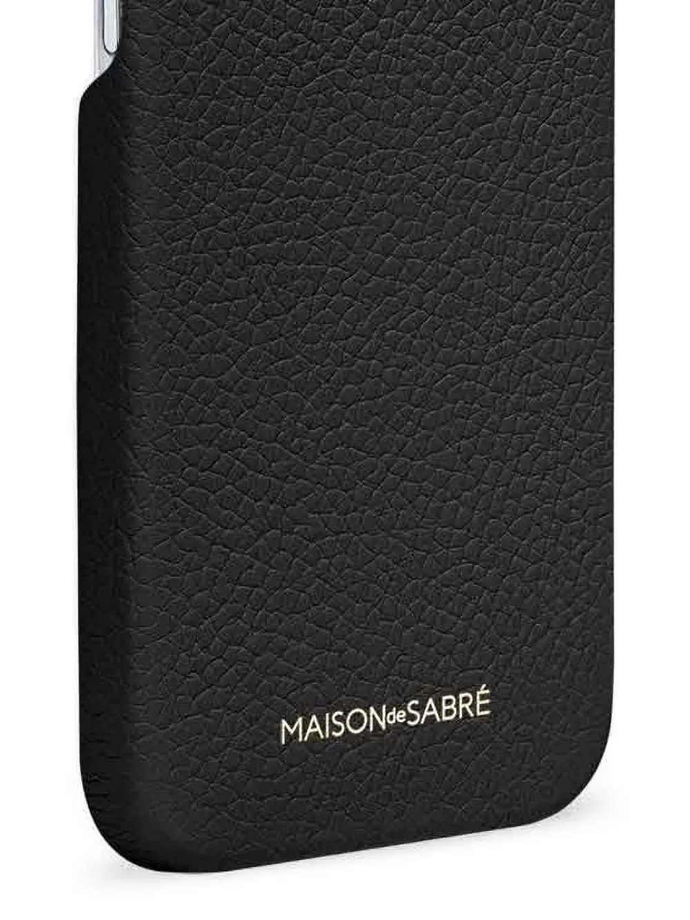 Maison De Sabre Iphone 14 Pro Pebbled-leather Phone Case In Blue