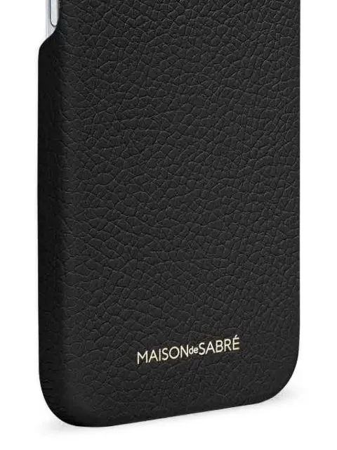 MAISON de SABRÉ coque d'iPhone 14 Pro en cuir