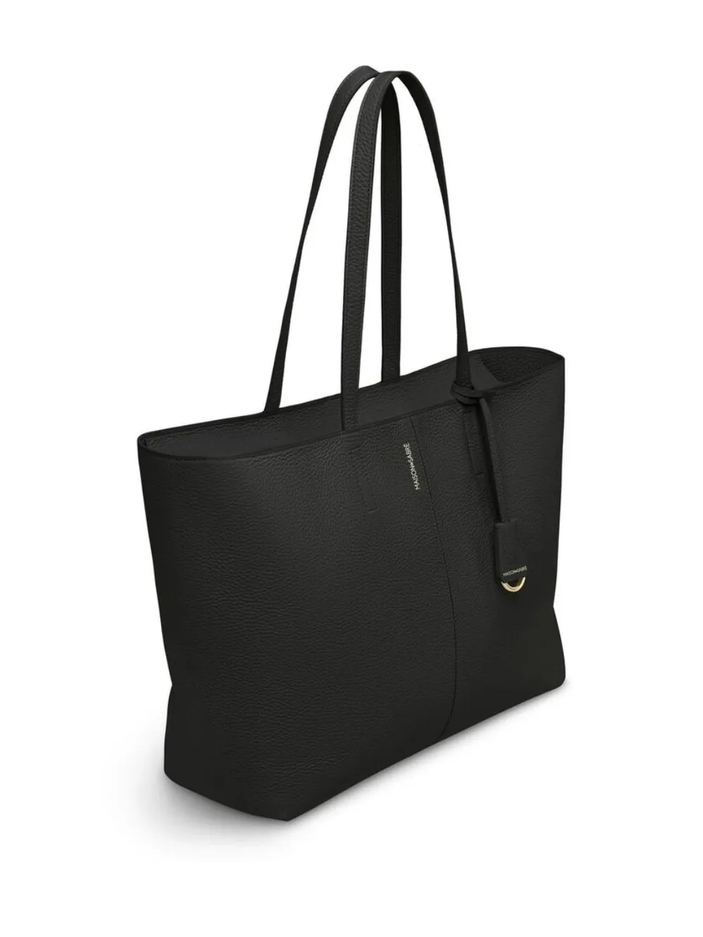 MAISON de SABRÉ Leren shopper met rits Zwart